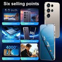 Smartphone S26 Ultra Mini 5G 6 Go + 128 Go Deca Core Android 13 Appareil Photo 108 MP Double SIM Reconnaissance Faciale Débloqué Téléphone Portable Économique