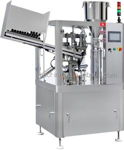 Machine automatique de remplissage et de pliage de tubes en acier inoxydable, métal et aluminium pour pommades, pâtes, adhésifs et colles - Product Image 1