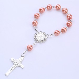 Perla semplice rosario di un milione grande regalo cattolico per la prima comunione e la conferma <span class=keywords><strong>gioielli</strong></span> cristiani - Product Image 6