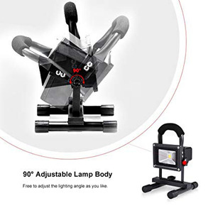 Không thấm nước 60W <span class=keywords><strong>Halogen</strong></span> Tương Đương Với Di Động Nhẹ Lũ Lụt Đèn Xách Tay 600lm <span class=keywords><strong>10W</strong></span> Sạc LED Công Việc Nhẹ - Product Image 3