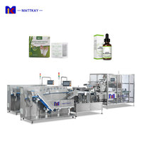 Machine d'emballage automatique personnalisée pour huiles essentielles et patchs pour les pieds, avec étiquetage efficace pour boîtes et sachets