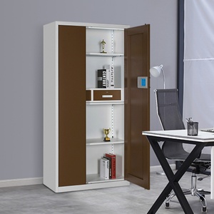 Modern Design 2-Door Swing Office Furniture Wooden Home Desk with File Drawer Metal Filing <b>Cabinet</b> <b>Storage</b> Steel File <b>Cabinets</b> - Product Image 2