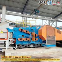 Trituradora de Tambor Industrial para Madera, 50 Toneladas/hora, Alimentación Automática, Certificación CE, MINGHUNG, Alta Productividad, Motor de 1000kw