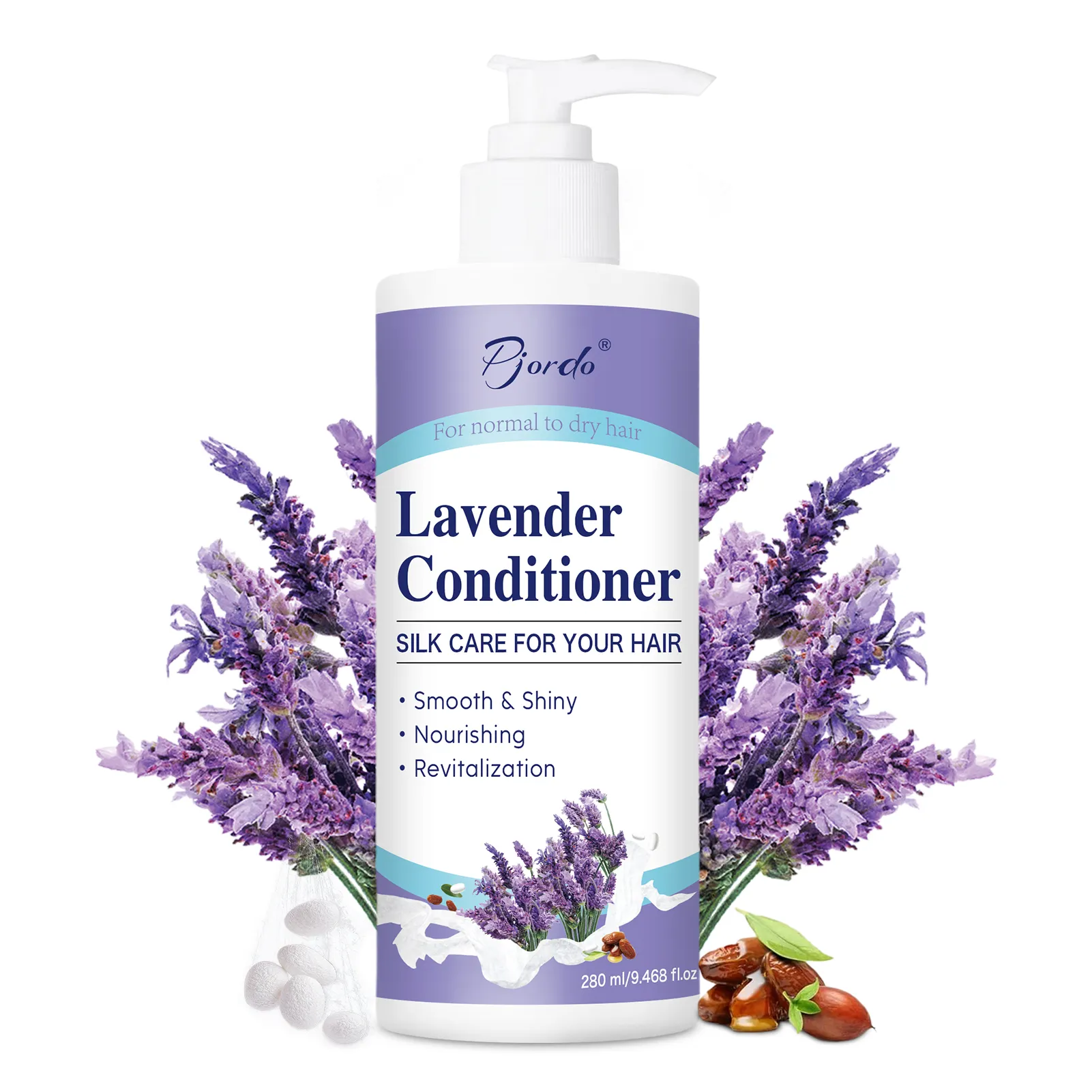 Aangepaste Label Originele Haarconditioner Lavendel Haarconditioner Toevoegen Glans Reparatie Voedt Plantaardige Conditioner Product Oem/Odm