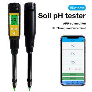 Testeur de pH du sol pour aliments, testeur de pH de l'<span class=keywords><strong>eau</strong></span> Bluetooth pour sol et hydroponie, thermomètre numérique de pH pour plantes de jardin et pelouse - Product Image 2