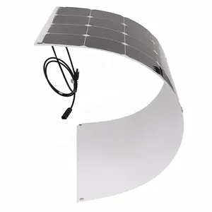 Canvas fabric 100W 120W folding flexible solar panel with 18v battery for car, boat yacht etc