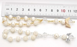 Décoration de table ou <span class=keywords><strong>cadeau</strong></span> pour baptême, mariage, confirmation, première communion, dédication de bébé, chapelet ange - Product Image 4