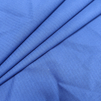 ALLESD Tela de Punto ESD Antiestática de Poliéster y Algodón de Doble Cuadriculado de 4 mm, Tela Lisa TC para Ropa