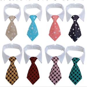 Accesorio de Ropa para Mascotas con Patrón Geométrico de Algodón, Estilo Occidental para Perros, Primavera, Verano, Invierno, Ecológico, Lavable, Corbatas de Moño para el Cuello - Product Image 1