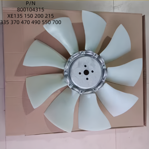Aspas de Ventilador para Excavadoras XCMG XE135 150 200 215 335 370 490 550 700, Números de Pieza 800104315 801905480 805004702 803172657 - Product Image 5