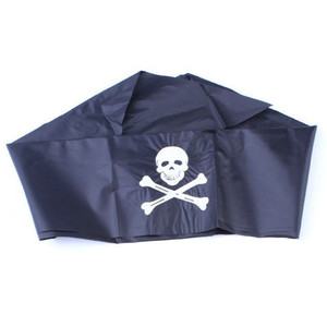 FANKASI <b>Pirate</b> <b>Bandana</b> Set With Eye Patch And Hook Unisex Costume Prop For Halloween Cosplay - Product Image 5