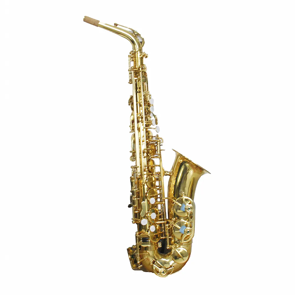 Chất lượng tốt Vàng Trung Quốc sơn mài Alto Saxophone