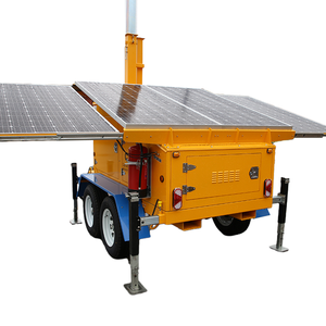 Remorque solaire industrielle directe usine avec contrôleur MPPT et batterie lithium-ion pour surveillance CCTV mobile – Remise sur les achats en gros - Product Image 2