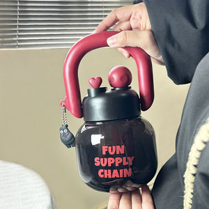Tasse portable à double poignée et <span class=keywords><strong>seau</strong></span> spatial Big Belly pour <span class=keywords><strong>eau</strong></span> bouillante Kit de tonne en plastique mignon - Product Image 5