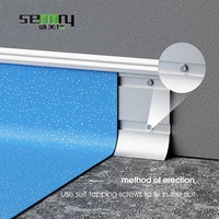 Plinthe hôpital plinthe en aluminium Fabricant profilés de plinthe en aluminium imperméables Plinthe en stock