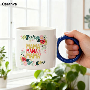 <span class=keywords><strong>Tasse</strong></span> à café en céramique à motif de fleurs <span class=keywords><strong>personnalisée</strong></span> OEM avec poignée ronde <span class=keywords><strong>Tasse</strong></span> cadeau pour la fête des mères Cadeaux pour la fête des mères <span class=keywords><strong>Tasse</strong></span> à café Articles de <span class=keywords><strong>tasse</strong></span> - Product Image 1
