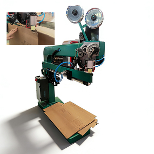 Machine d'emballage pour boîtes ondulées à bordure cousue, avec système de clouage décalé long-court personnalisé - Product Image 5