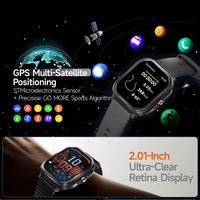 Reloj Inteligente Más Vendido con GPS, IA, Preguntas y Respuestas, Barómetro, Brújula, Linterna Impermeable para Aventuras al Aire Libre y Monitor de Salud