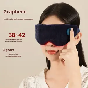 Proveedor de máscaras para ojos de alta calidad, masajeador ocular eléctrico inteligente con calor, presión de aire caliente y vibración. - Product Image 5