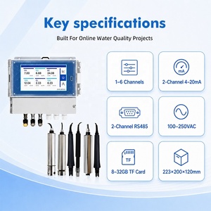 Analizador Inteligente de Calidad del Agua Multiparamétrico GWQ-MP200 |   PH, DO, Turbidez, DQO, DBO - Product Image 5