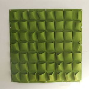 Jardinière murale verticale d'intérieur pour culture hydroponique, sacs de culture en tissu feutré, sacs de culture verticaux, jardin mural, jardinière verticale - Product Image 4