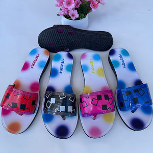 Maravillosas Sandalias planas de <span class=keywords><strong>verano</strong></span> personalizadas para <span class=keywords><strong>mujer</strong></span>, chanclas transpirables de buena calidad, venta al por mayor para damas - Product Image 1