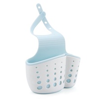 Panier d'évier de cuisine en acier inoxydable en gros, design écologique, sac suspendu multifonctionnel pour éponge à vaisselle et robinet