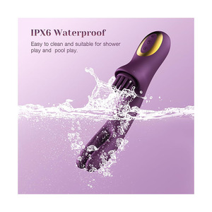 Vibrador de conejo impermeable para mujer, máquina sexual de empuje, diseño de cosquillas en el clítoris - Product Image 3