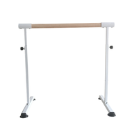 Vente directe d'usine en gros barre de ballet en bois portable barre de danse extensible