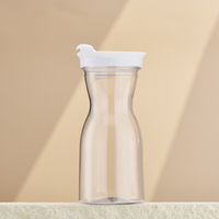 Bouteilles rondes en verre de qualité alimentaire de 500 ml, 750 ml, 1000 ml, 1500 ml, 16 oz pour eau froide et jus, idéales pour les boissons maison
