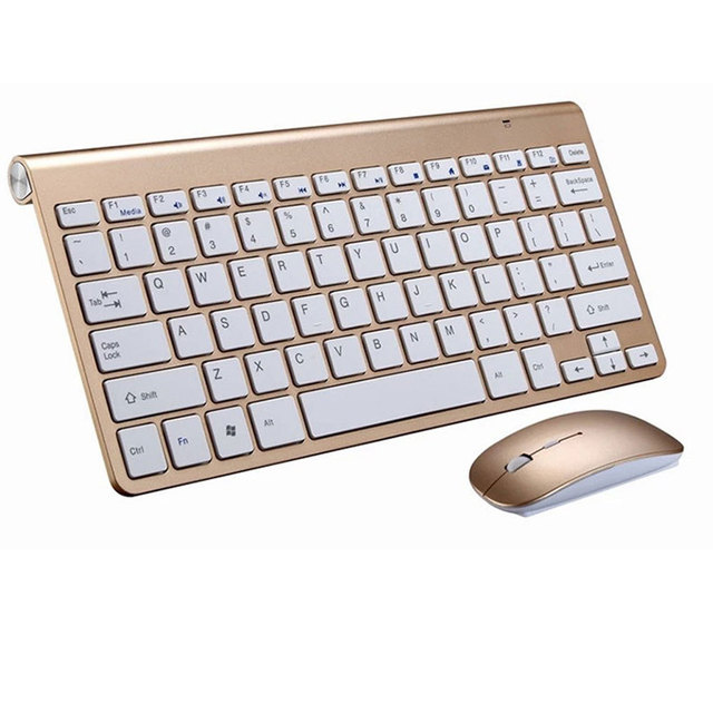 Ultra-Thin 2.4G Wireless RGB Backlit Keyboard Mouse Set Factory Direct Sale Business Office Silent Dedicated Combo Stock