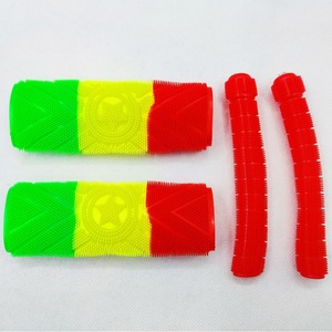 Empuñaduras para manillar de vehículos eléctricos, accesorios de repuesto cilíndricos suaves antideslizantes de arcoíris, impermeables, 5 colores - Product Image 3