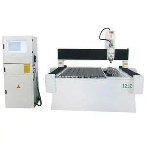 Powertech Cnc Router ahşap oyma için ahşap oyma makinesi 3d 4d 5d çalışır döner eki ile 1212