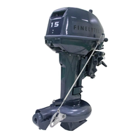 Moteur hors-bord à jet 2 temps 15 CV avec pompe à jet pour bateau de pêche