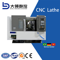 Tour CNC horizontal à banc incliné DL DMTG IT35L pour le métal, centre de tournage automatique CNC