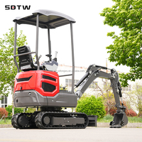 Mini-excavatrice de fabrication chinoise, micro-excavatrice, mini-excavatrice de 1200 kg, mini-excavatrice de 1,2 tonne, mini-excavatrice de 1 tonne, mini-excavatrice de 0,7 tonne, petite excavatrice
