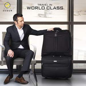 Free sample Factory Custom Logo Eco-Friendly <b>Suitcase</b> Unisex Garment Duffle Tote Weekender Business Travel Trolley Bags - Product Image 5