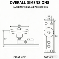 Sistem Penimbangan Silo YUMANCANG Presisi Tinggi yang Dilengkapi IoT, Kit Load Cell 4 Buah, Indikator Digital, Garansi 2 Tahun