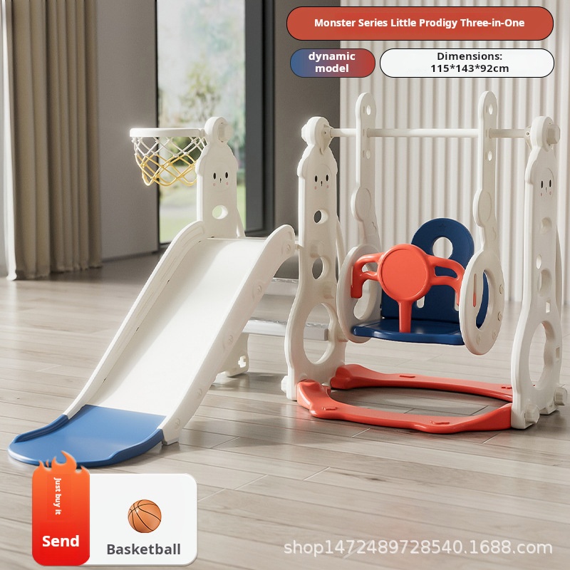 Toboggan Monster trois en un - rouge et bleu - modèle hardcore