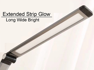 Lampu Meja Elektrik Kontemporer Sederhana Nirkabel Isi Ulang LED Fleksibel Dapat Diredupkan 3 Suhu Warna Anti Silau - Product Image 2