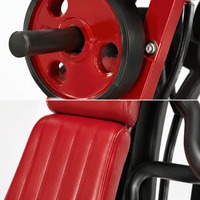 Machine de musculation commerciale inclinée pour la poitrine, presse pectorale robuste avec dossier et siège pour salle de sport