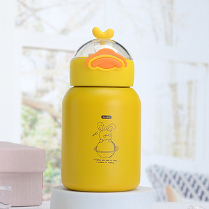 Borraccia Termica in Acciaio Inox con <span class=keywords><strong>Becco</strong></span> d'Anatra per Bambini, Design Moderno, Bottiglia d'Acqua Portatile con Cannuccia e Regalo Gonfio - Product Image 5
