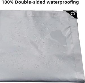 Bâche de camion robuste en PVC 18oz 610gsm, bâche de remorque en vinyle imperméable - Taille personnalisée - Product Image 3