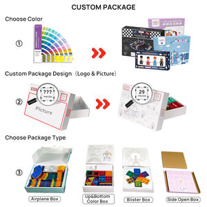 MNTL-Carreaux magnétiques créatifs pour bricolage, 62 pièces, blocs de construction magnétiques 3D avec aimants plus puissants - Product Image 3