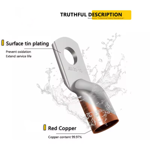Bornes de câble en cuivre SC(JG) pour batterie, 1,5-300 mm², plaquées étain, à sertir, 250 V, marque Jinmao - Product Image 3