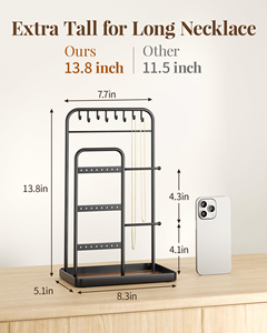 Jewelry Storage Rack Jewelry Display Stand Desktop Keychain Jewelry Bracelet Lipstick Storage - Product Image 3