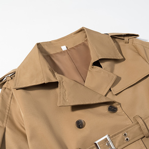 <span class=keywords><strong>Trench</strong></span> lungo da <span class=keywords><strong>donna</strong></span> autunno/inverno 2026, nuovo modello casual alla moda con doppio cinturone, stile retrò chic a maniche lunghe. - Product Image 3