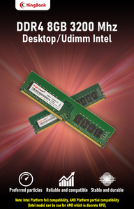 KINGBANK DDR4 Intel UDIMM 8G 3200MHz di memoria Desktop 288-Pin 2666/3200MHz Intel UDIMM 3200MHz-in Stock - Product Image 3