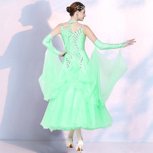 Robe de <span class=keywords><strong>danse</strong></span> moderne pour femmes, nouvelle robe de <span class=keywords><strong>danse</strong></span> de salon standard, costume de compétition de valse et de <span class=keywords><strong>foxtrot</strong></span>, robe de performance pour <span class=keywords><strong>danse</strong></span> sociale - Product Image 5