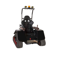 Véhicule tout-terrain électrique tout-terrain de fauteuil roulant de châssis de voie en caoutchouc avec 1 an de garantie pour les usines de fabrication touristiques